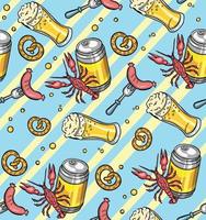 textile ornament beer seamless pattern memphis style outline line bundle set background download. vector