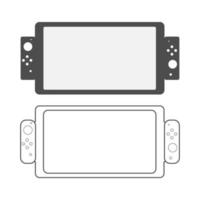 nintendo switch consola vector ilustración vector switch