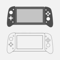 nintendo switch consola vector ilustración vector switch