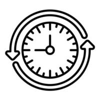 Sustainable Routine Line Icon vector