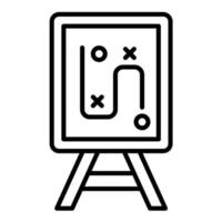 Strategy Line Icon vector