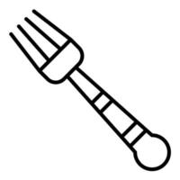 Fork Line Icon vector