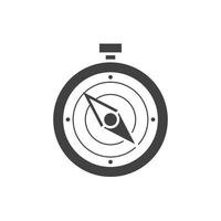 Outline Compass Icon vector