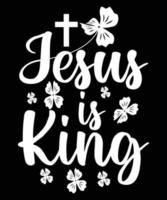 Jesus is King T Shirt Design Vector File