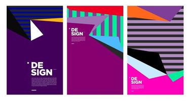 Colorful Abstract Banner Template with Dummy Text for Web Design, Landing page, social media story, and Print Material vector