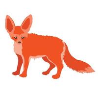 fox animal vector ilustración icono imagen