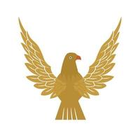 imagen de icono de ilustración de vector de animal de águila