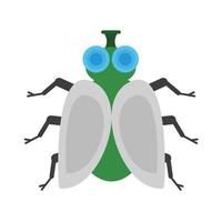 fly animal vector illustration icon