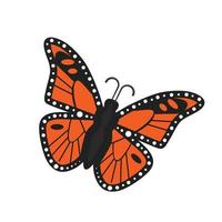 imagen de icono de ilustración de vector animal de mariposa