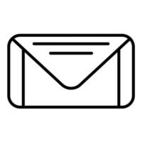 Mail Line Icon vector