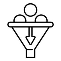 Lead Line Icon vector