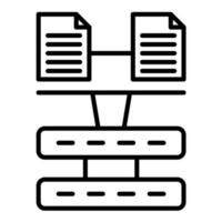 Load balancing Line Icon vector