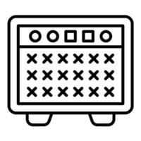 Amplifier Line Icon vector