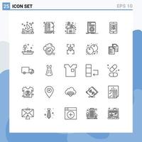 25 Creative Icons Modern Signs and Symbols of running executable color code fund Editable Vector Design Elements