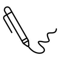 Pen Line Icon vector