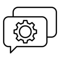 Project Consultant Line Icon vector