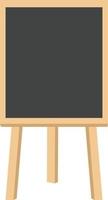 Menu Black Board. Blank cafe menu blackboard sign. flat style. vector