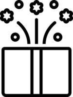 line icon for surprise vector