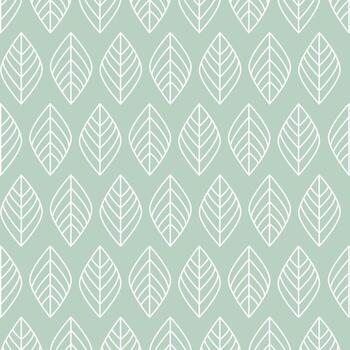 patrón de hojas geométricas sobre fondo verde. vector