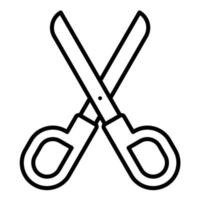 Scissors Line Icon vector