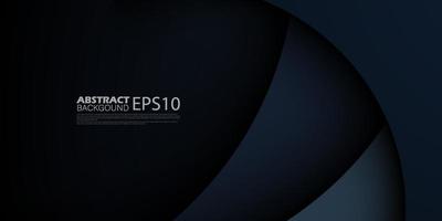 capa de superposición vectorial de fondo abstracto negro y azul en el espacio oscuro para el diseño de elementos.eps10 vector