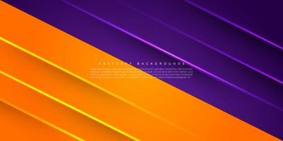 Modern abstract background futuristic graphic. orange and purple background with shadows.Abstract background texture design, sporty  poster, banner orange and purple background. Eps10 Vector