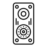 Speaker Line Icon vector