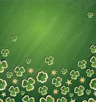 Clover Pattern for St. Patrick's Day with Copy Space. vector