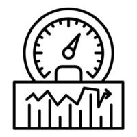 Stock Exchange Line Icon vector