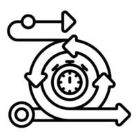 Rapid Deployment Line Icon vector