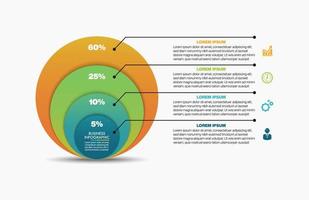 Presentation business infographic template vector