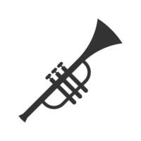 Trumpet logo icon design vector