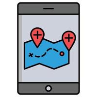 Mobile location  which can easily  modify or edit vector