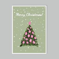 Card Merry Christmas.eps vector