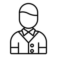 Gate Keeper Line Icon vector