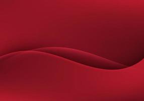 Abstract red liquid flowing wave shape gradient background minimal style vector