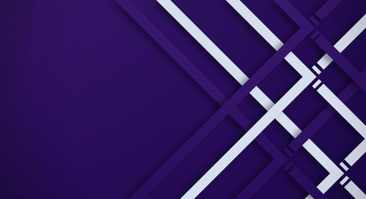 Abstract Dark Purple 3D Background with Purple and White Lines Paper Cut Style Textured. Usable for Decorative web layout, Poster, Banner, Corporate Brochure and Seminar Template Design