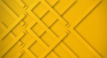 fondo 3d amarillo abstracto con líneas amarillas estilo de corte de papel texturizado. utilizable para diseño web decorativo, afiche, pancarta, folleto corporativo y diseño de plantilla de seminario vector