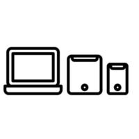 Graceful Degradation Line Icon vector