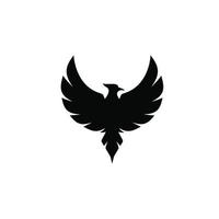 vector de icono plano simple de phoenix