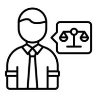 Legal Advice Line Icon vector