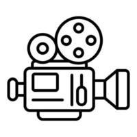 Film Camera Line Icon vector