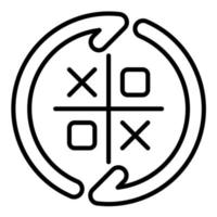 Adaptable Tactics Line Icon vector