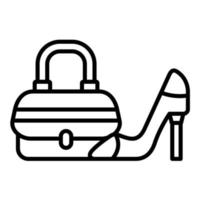 icono de línea de moda vector