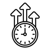 Efficiency Line Icon vector