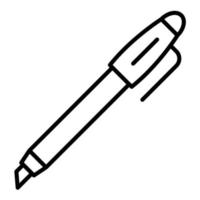 Sharpie Line Icon vector