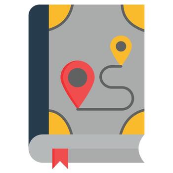 Direction book which can easily  modify or edit vector