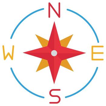 Cardinal point which can easily  modify or edit vector