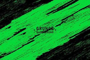 Abstract green and black grunge texture background vector