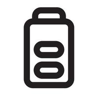 Icon battery device and technology Illustration vector